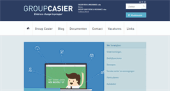 Desktop Screenshot of casier.be